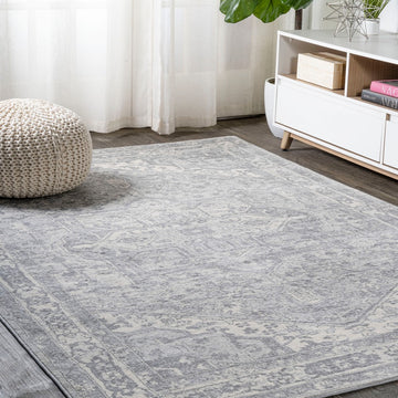 Jerica modern Persian Vintage Medallion Area Rug